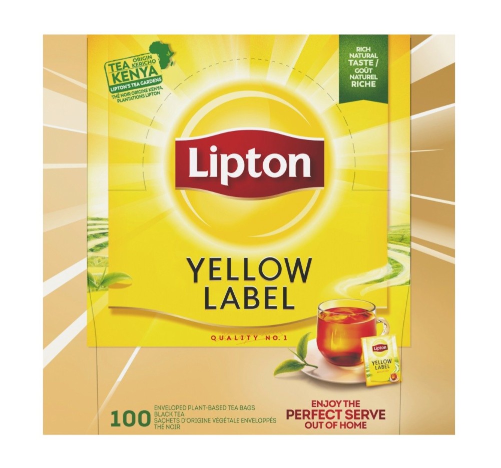 Lipton Theezakjes Yellow Label 100x1,8gr